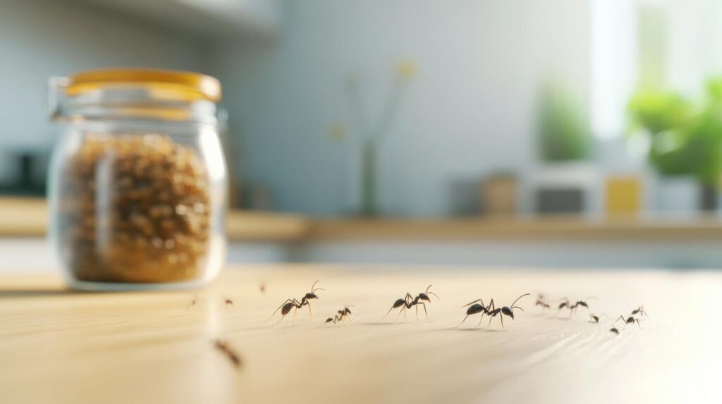 Formigas em Cozinhas