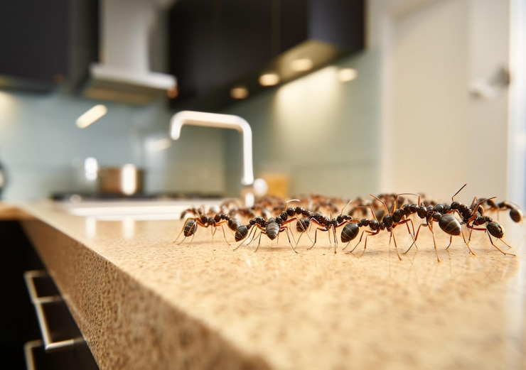 Formigas em Cozinhas
