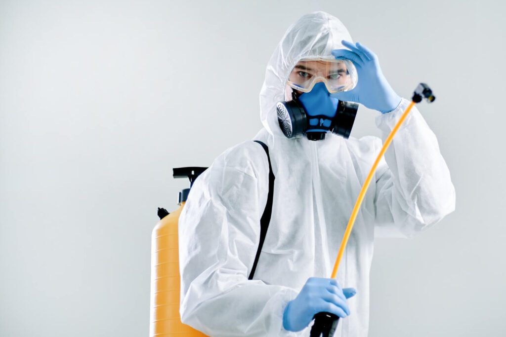 Desinfecção pós-obra